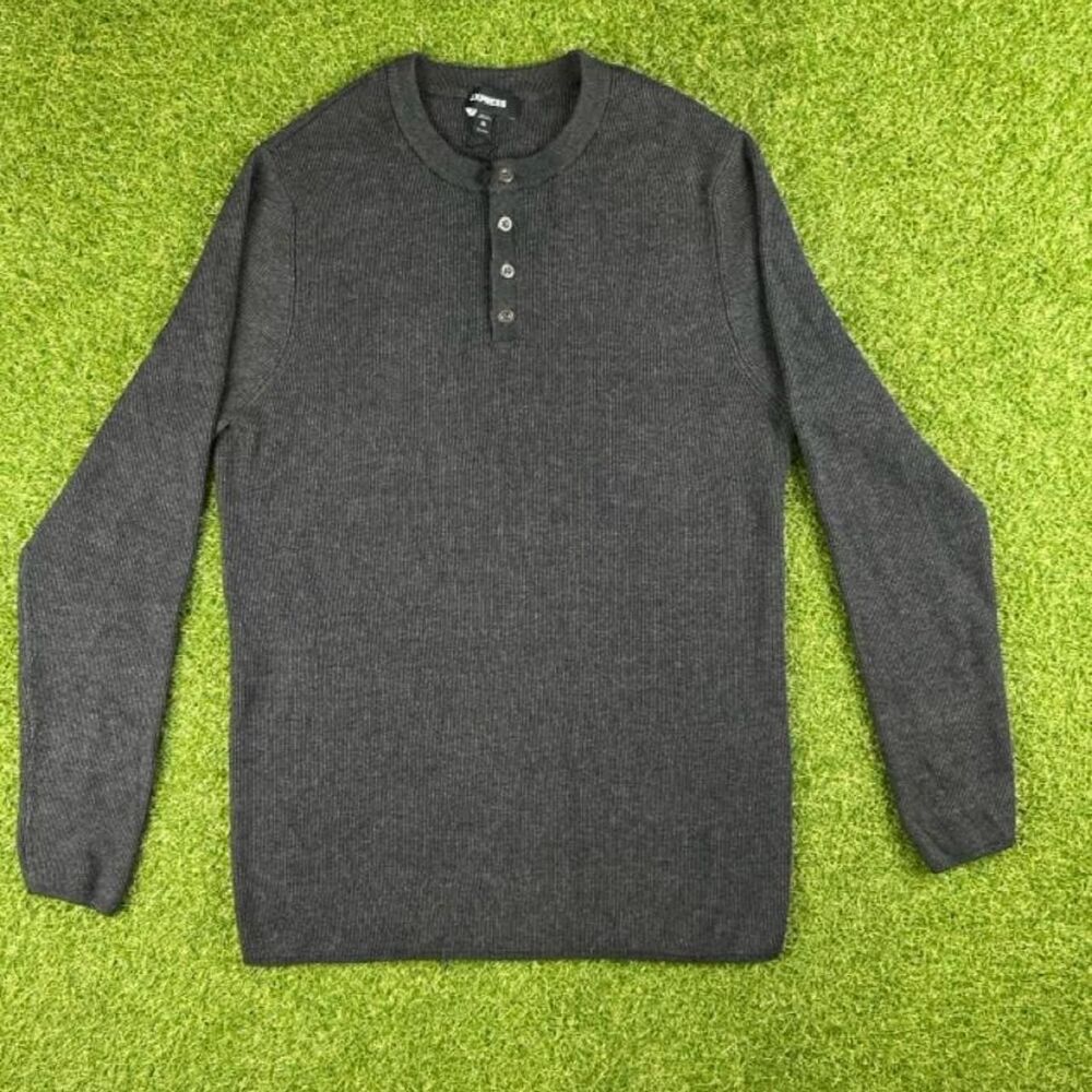 Express Men's Grey Shirt